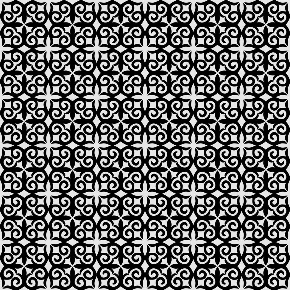 schattig bloemen abstract geometrisch bladpatroon vector