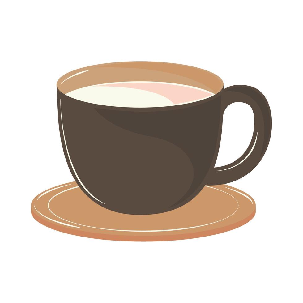 kop koffie vector