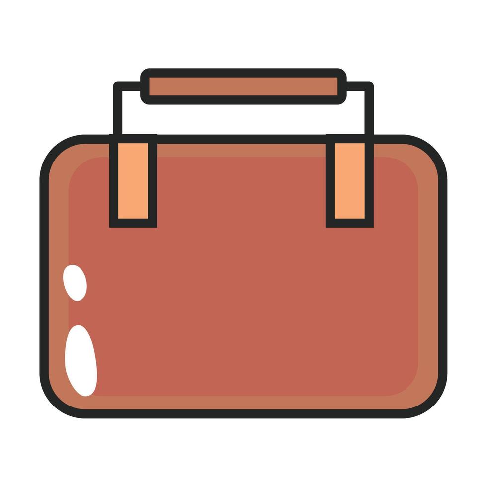 koffer reizen pictogram vector