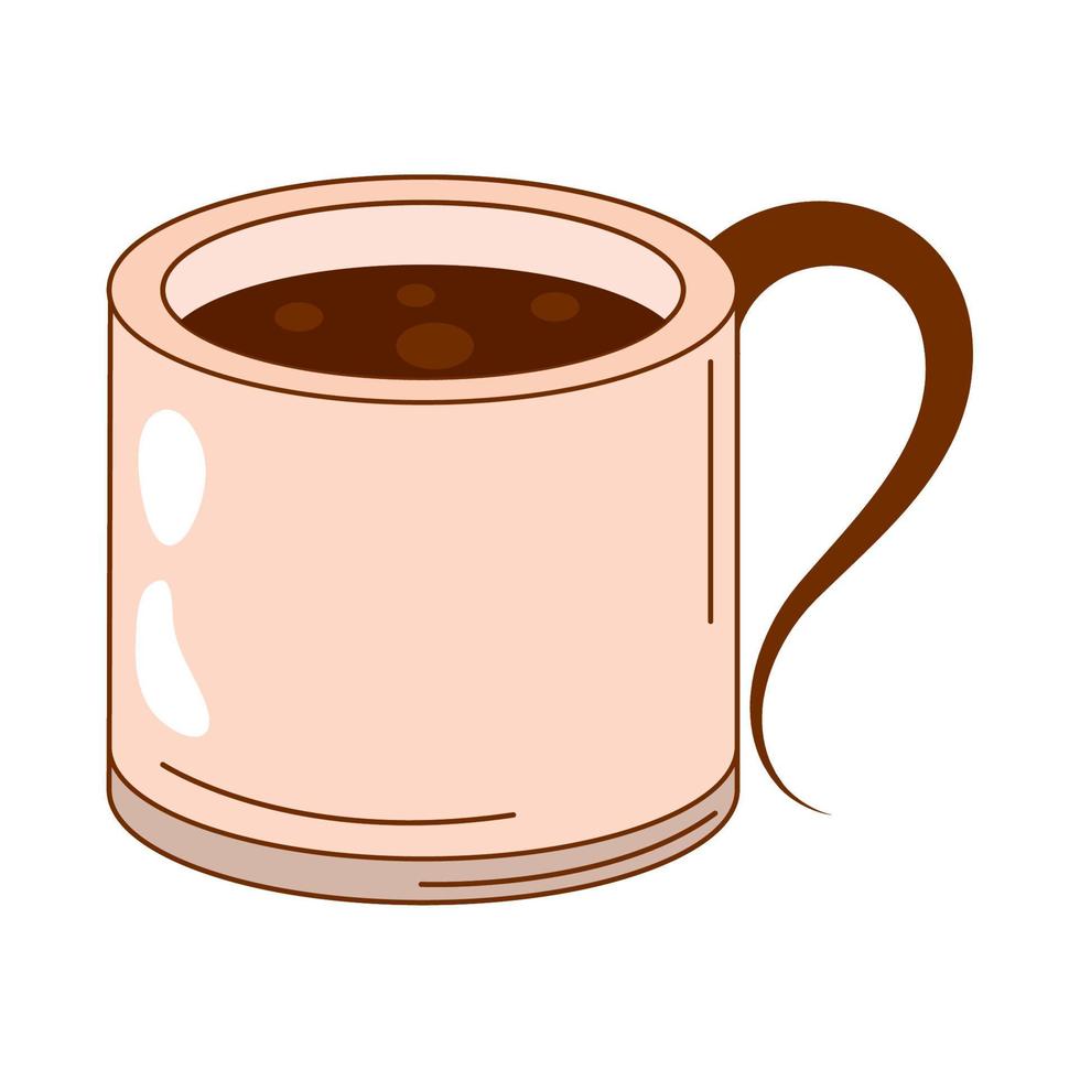 mok koffie vector