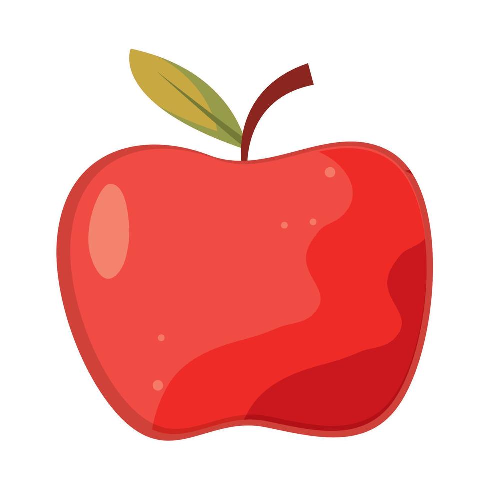 Apple fruit pictogram vector