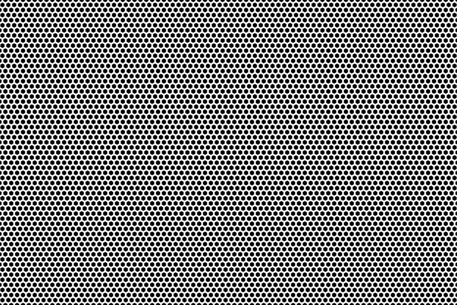 horizontaal halftone achtergrond sjabloon bestaande van zeshoeken, vector dots patroon.