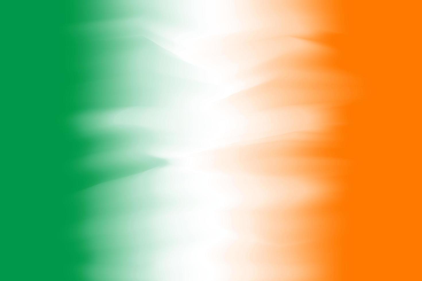 Ierland vlag vector illustratie in abstract modern stijl