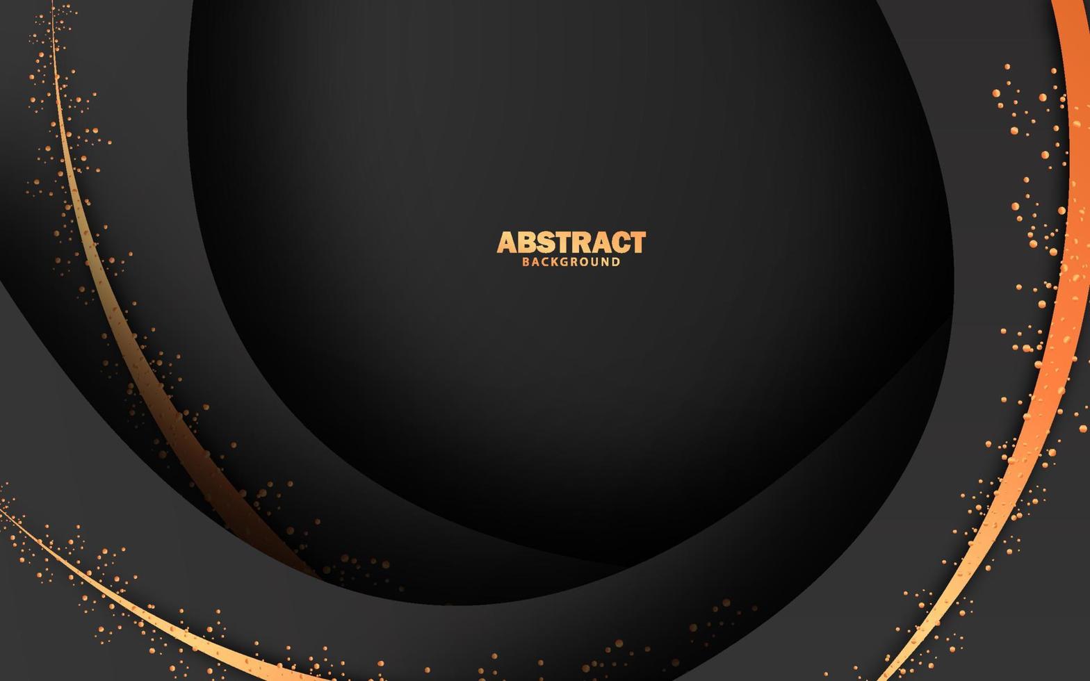 abstract zwart gouden luxe achtergrond vector