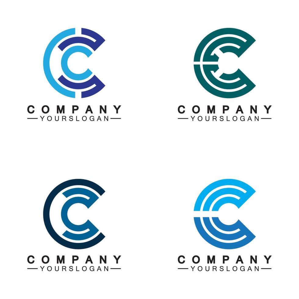 c briefsjabloon logo vector