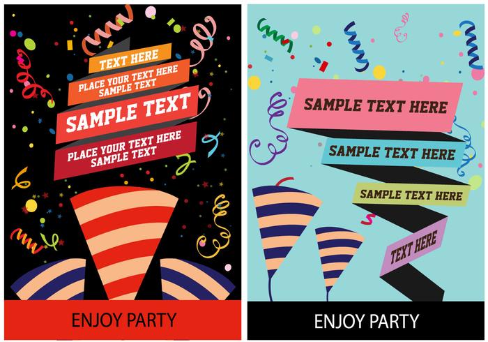 Party poster vector