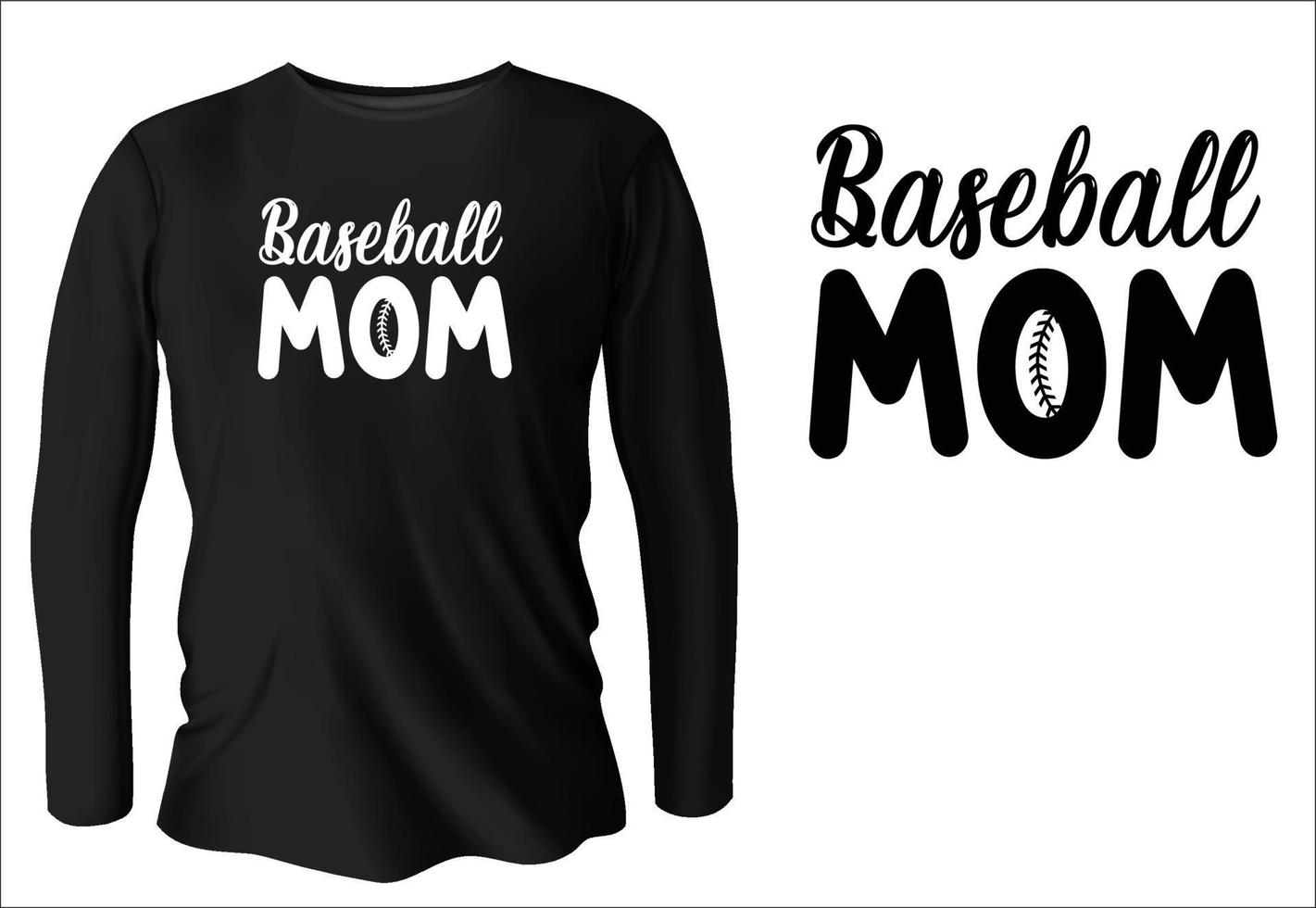 basketbal mam t-shirt ontwerp met vector