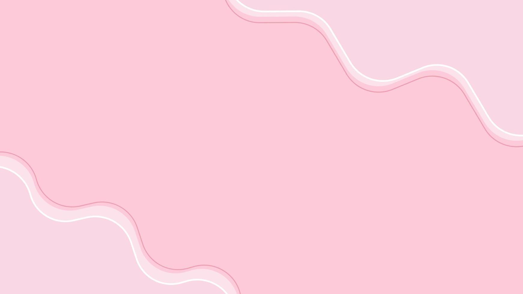 esthetisch minimaal schattig pastel roze behang illustratie, perfect voor behang, achtergrond, ansichtkaart, achtergrond, banier vector