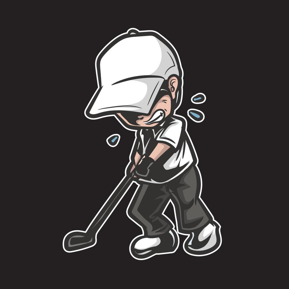 golf vectorillustratie vector