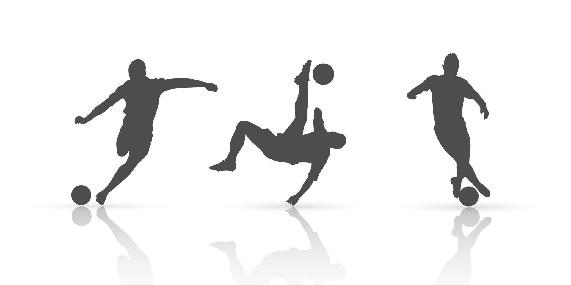 Amerikaans voetbal speler stijl silhouet vector