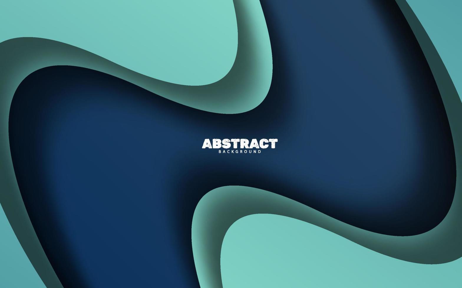 abstract overlappen laag golvend vorm papercut achtergrond vector