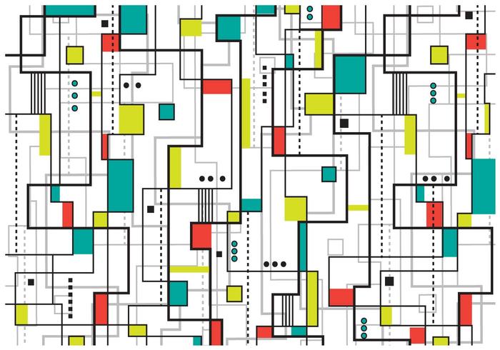 Bauhaus Achtergrond vector