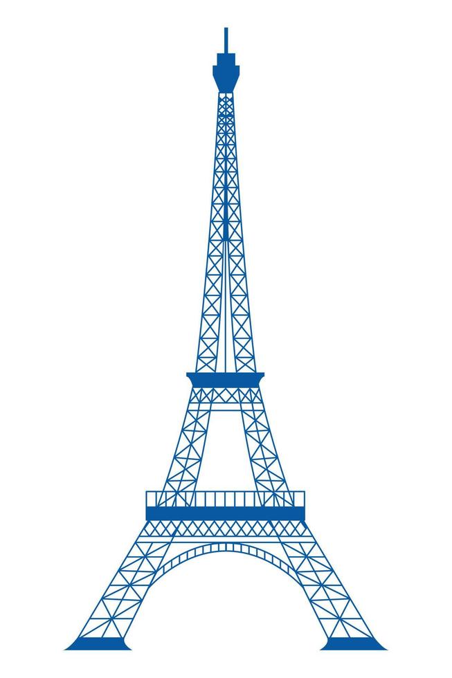 frankrijk eiffeltoren vector