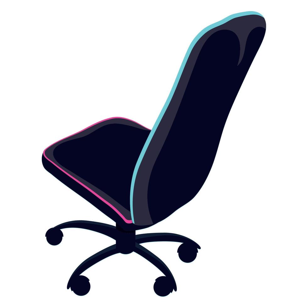 modern gamer fauteuil vector