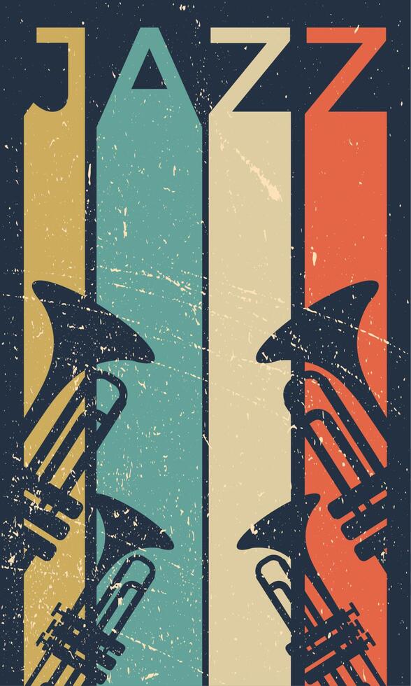 muziek- festival jazz- belettering vector