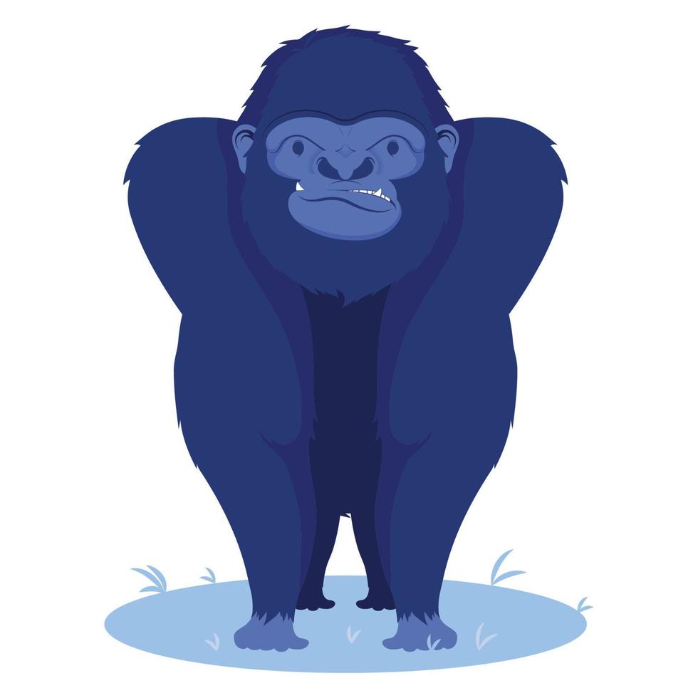 gorilla aap sterk dier vector