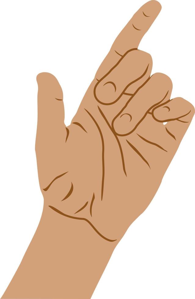 hand- gebaar teken vector