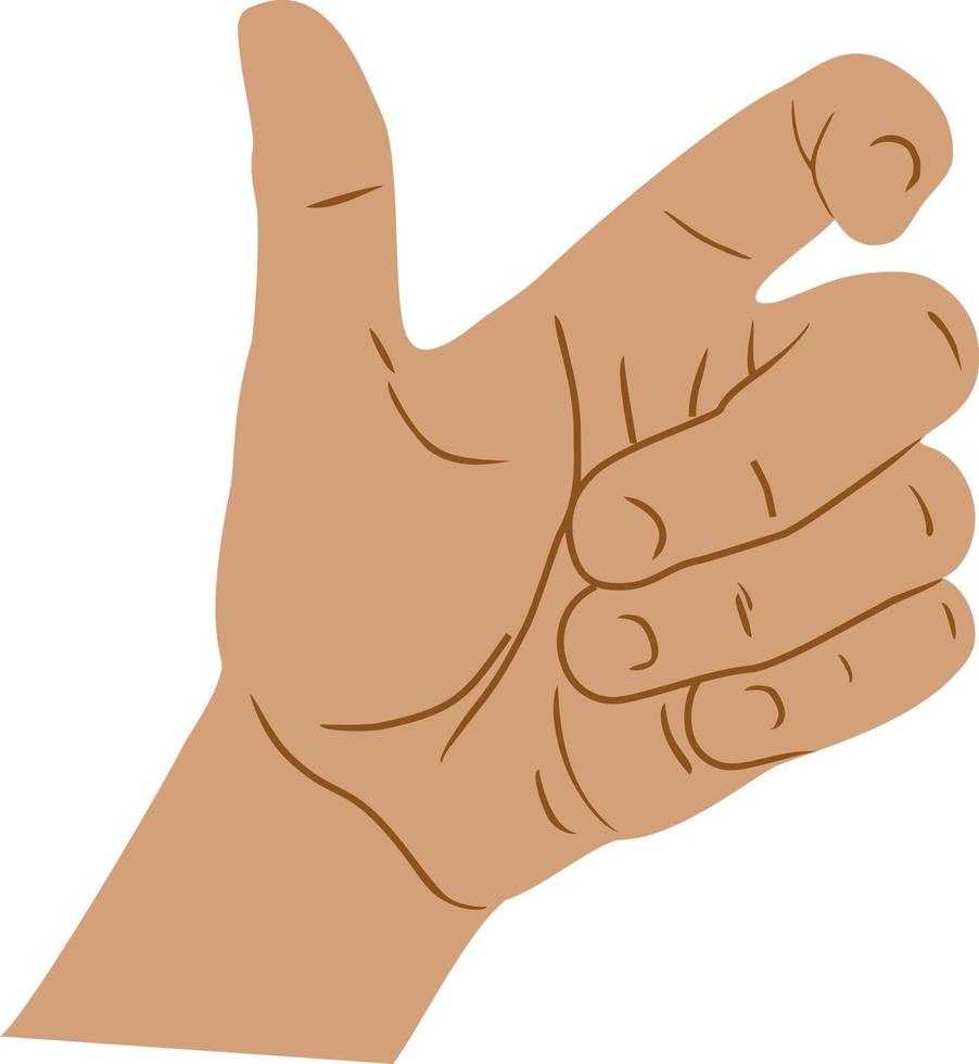 hand- gebaar teken vector