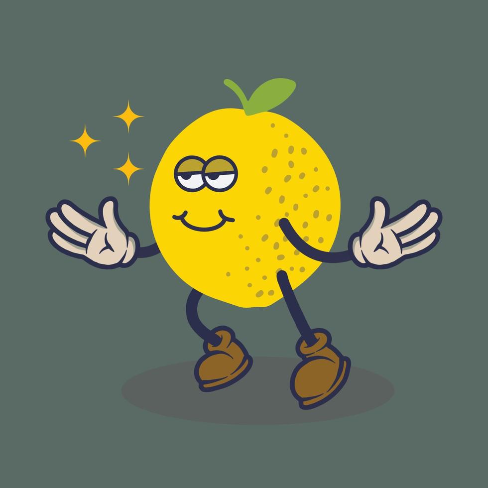 verveeld limonade met glimlachen gezicht uitdrukking sticker. vector