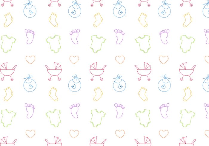 Gratis Baby Patroon Vector