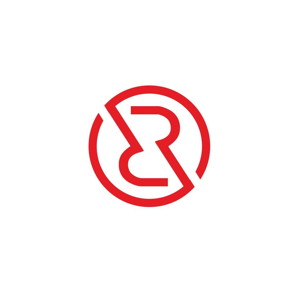 rr alfabet brieven initialen monogram logo pro vector
