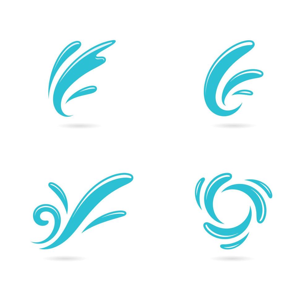 water plons symbool en icoon logo sjabloon vector