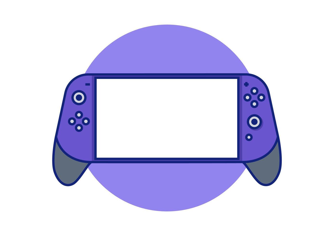 video spel troosten icoon. een gaming troosten u kan Speel Bij huis en onderweg. vector
