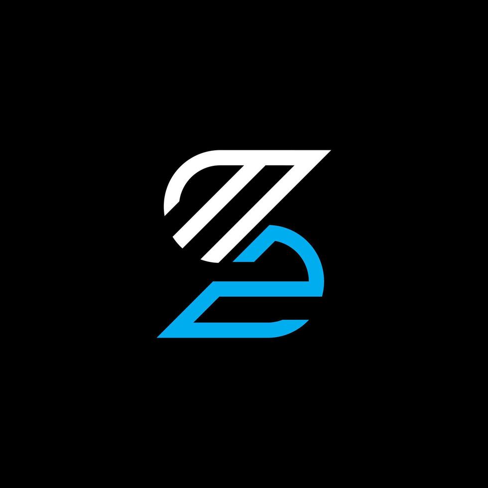 mz letter logo creatief ontwerp met vectorafbeelding, mz eenvoudig en modern logo. vector