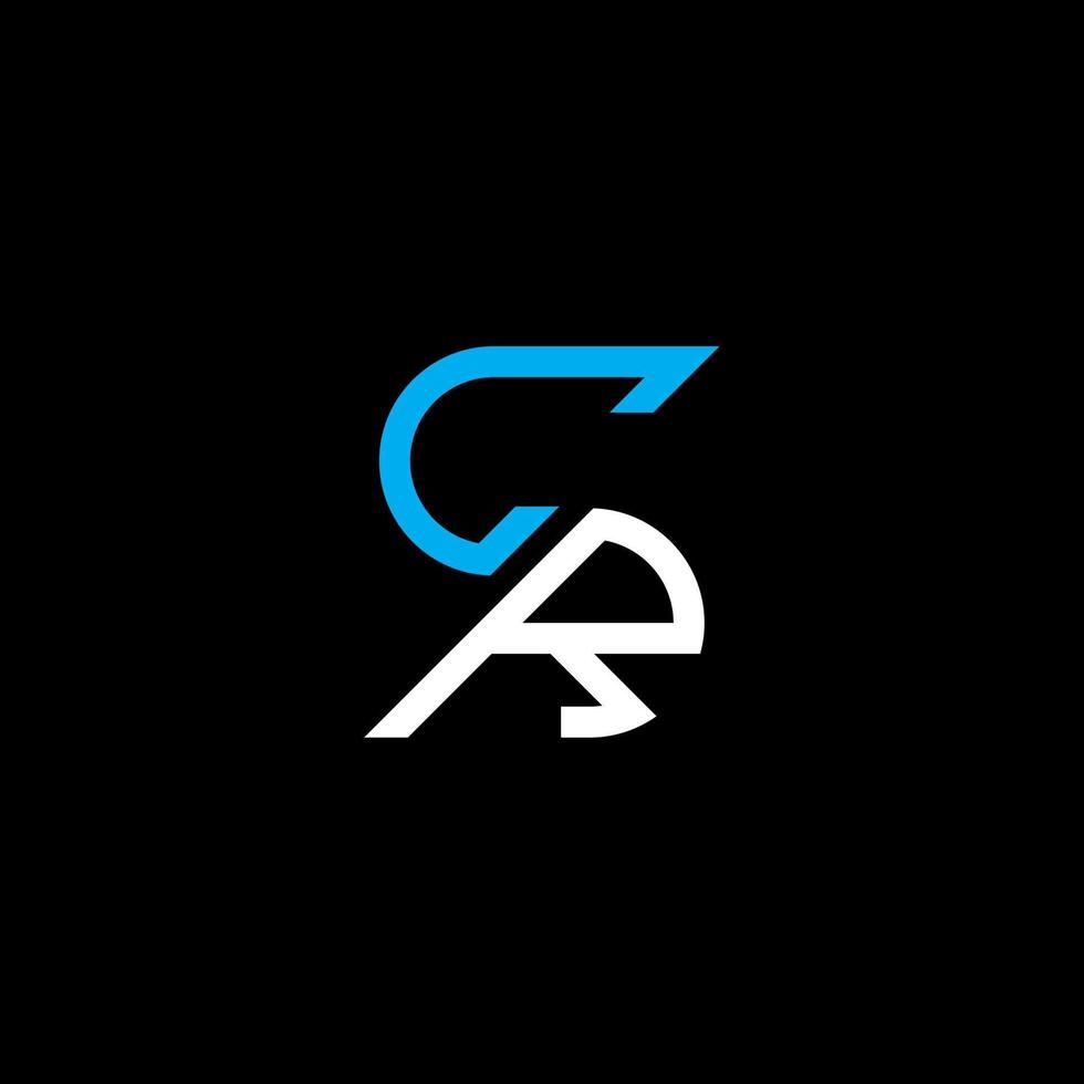 cr brief logo creatief ontwerp met vector grafisch, cr gemakkelijk en modern logo.