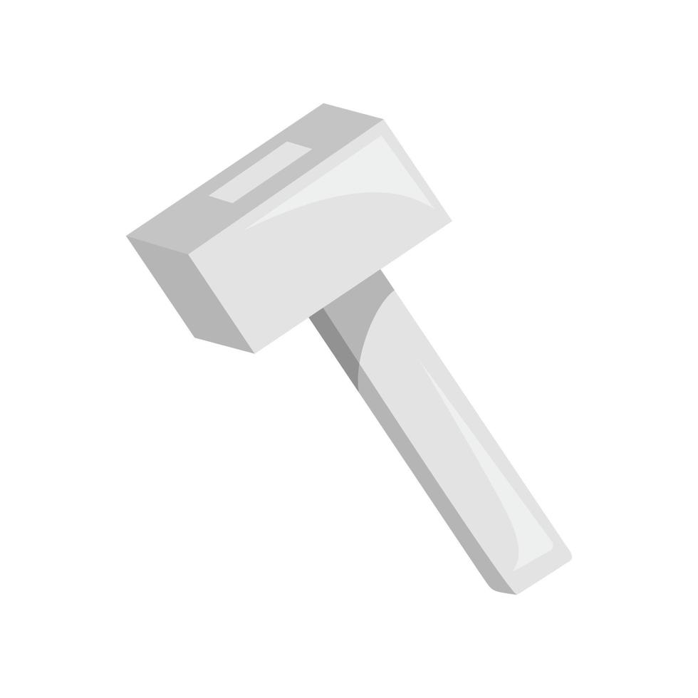 vlak hamer icoon logo geïsoleerd vector illustratie. bouw icoon set. vlak ontwerp illustratie