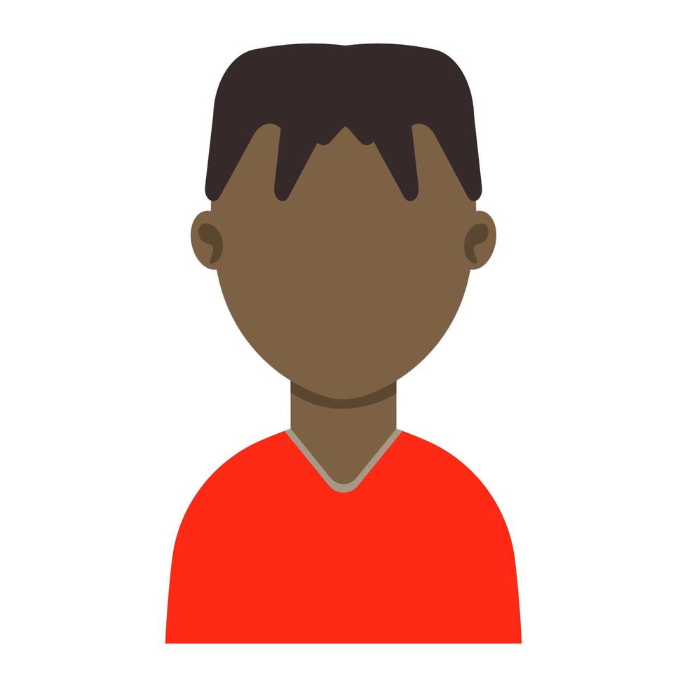 avatar Mens persoon gezicht icoon vector illustratie hoofd karakter. tekenfilm menselijk portret profiel avatar gebruiker Mens geïsoleerd wit. volwassen silhouet menselijk gezicht avatar Mens icoon karakter. hoofdschot element