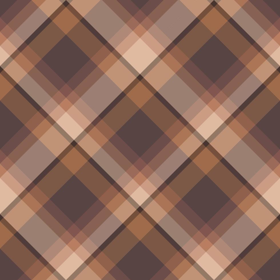 naadloos patroon in elegant oranje en koffie bruin kleuren voor plaid, kleding stof, textiel, kleren, tafelkleed en andere dingen. vector afbeelding. 2