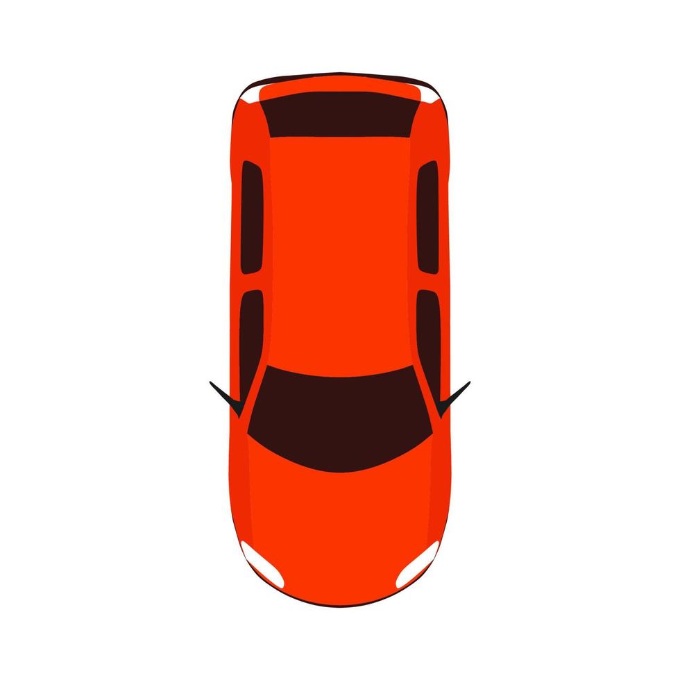 icoon voertuig illustratie auto vervoer vector top visie auto auto- voor vervoer, auto vlak icoon. stad auto