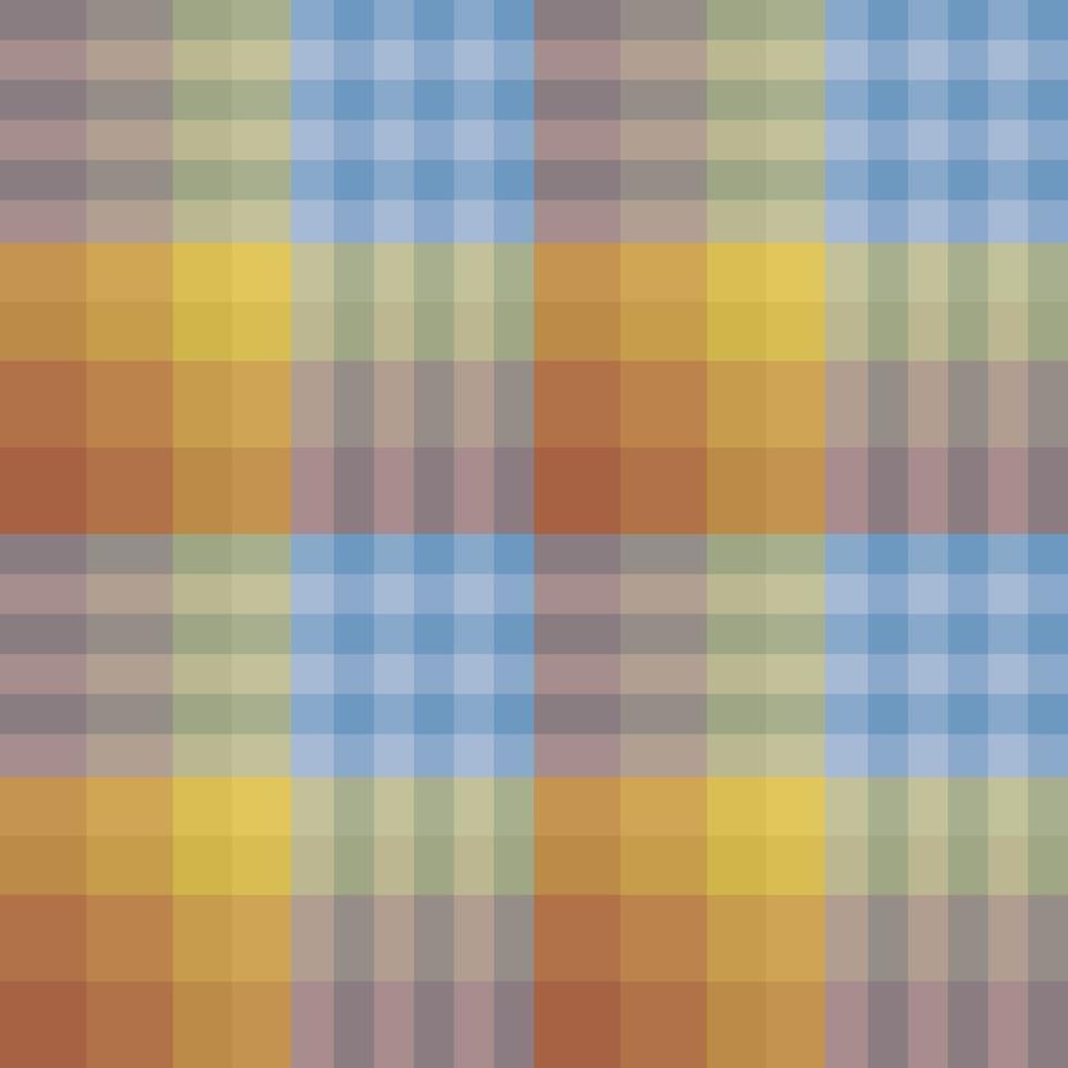 naadloos patroon in elegant discreet geel, oranje, blauw, roze, groente, grijs kleuren voor plaid, kleding stof, textiel, kleren, tafelkleed en andere dingen. vector afbeelding.