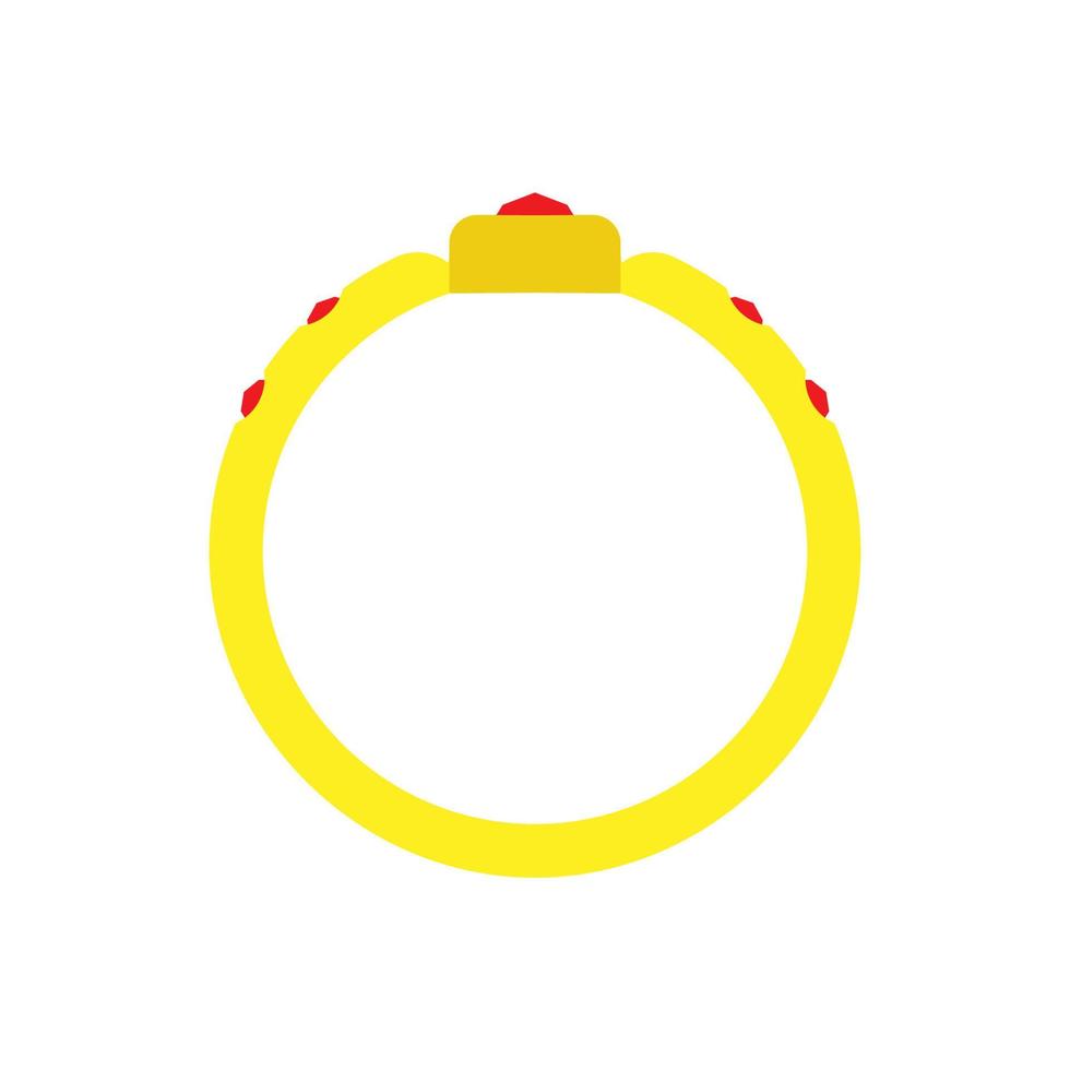 ring cirkel vector goud illustratie icoon teken verloving ontwerp symbool bruiloft. ronde sieraden edelsteen karaat