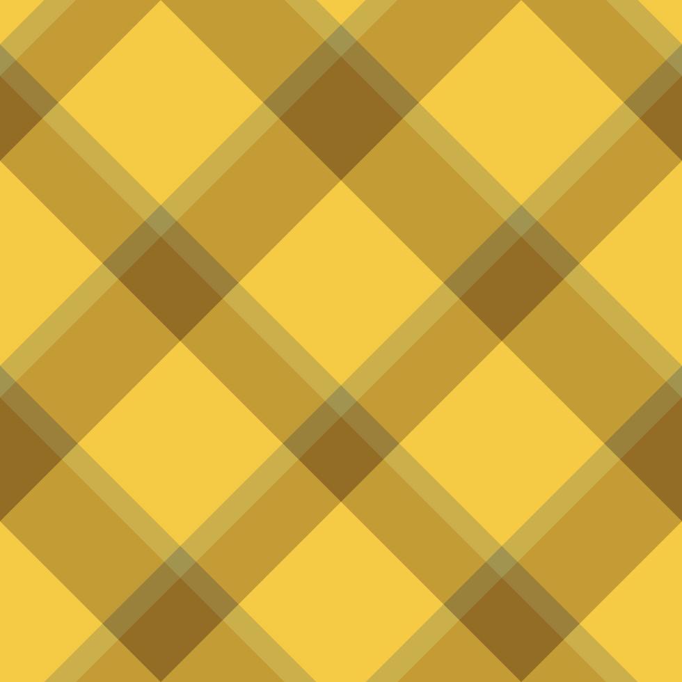 naadloos patroon in zonnig geel kleuren voor plaid, kleding stof, textiel, kleren, tafelkleed en andere dingen. vector afbeelding.