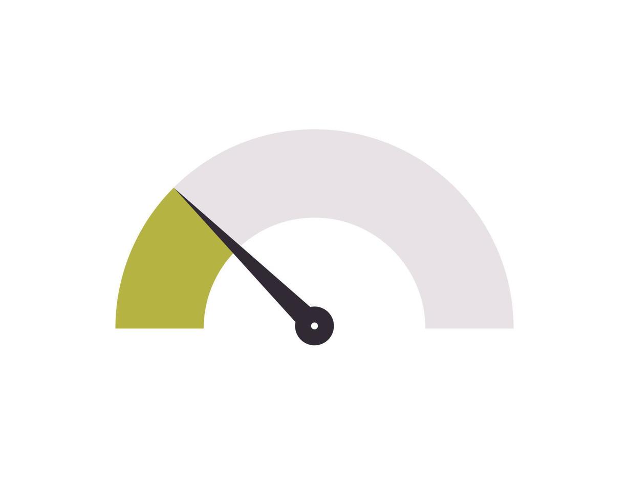 snelheidsmeter symbool en toerenteller, prestatie indicator, auto snelheid, snel internet snelheid teken vlak vector illustratie.