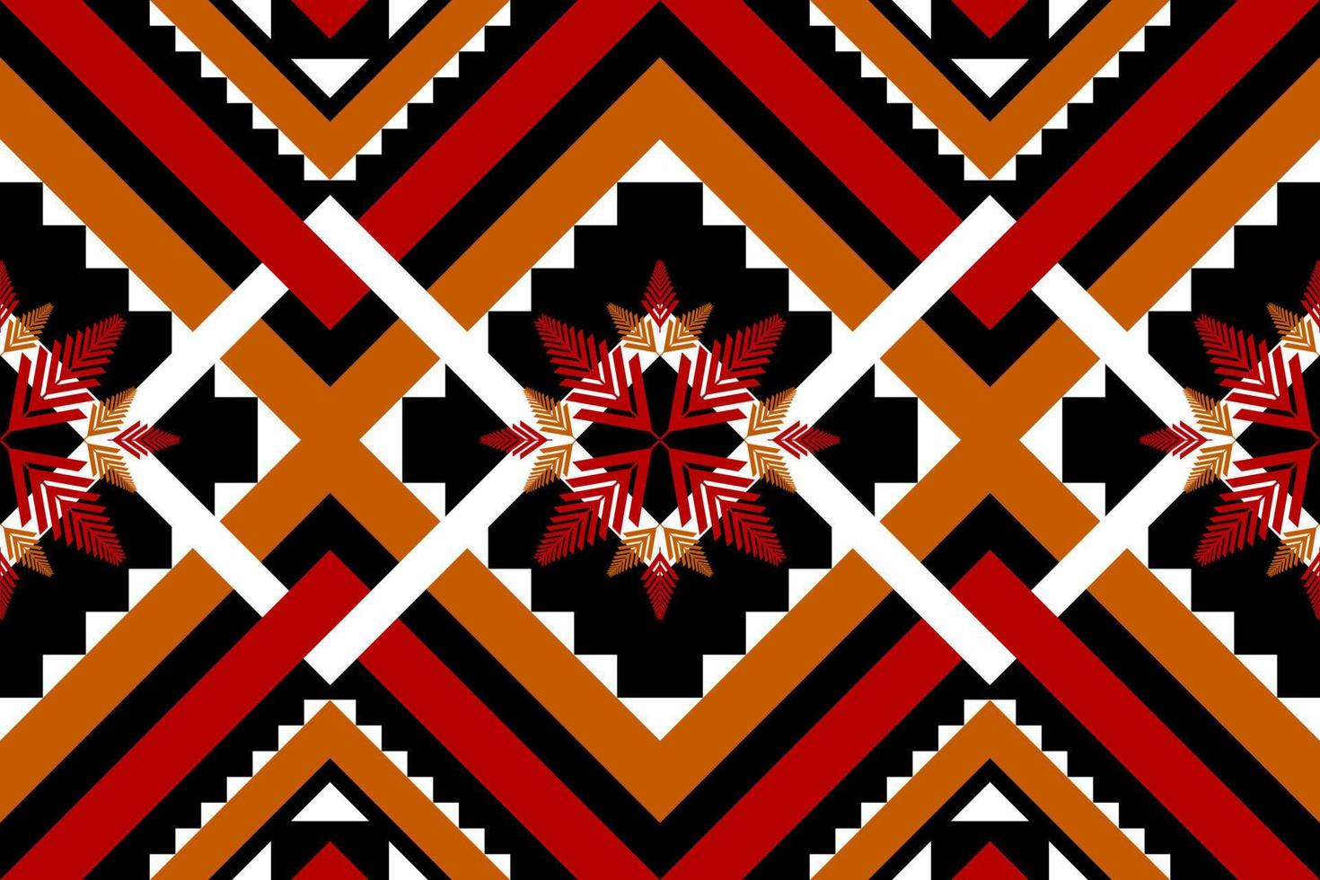 geometrische etnische patroon kunst. naadloos patroon in tribale, volksborduurwerk en Mexicaanse stijl. ontwerp voor achtergrond, behang, vectorillustratie, stof, kleding, tapijt. vector