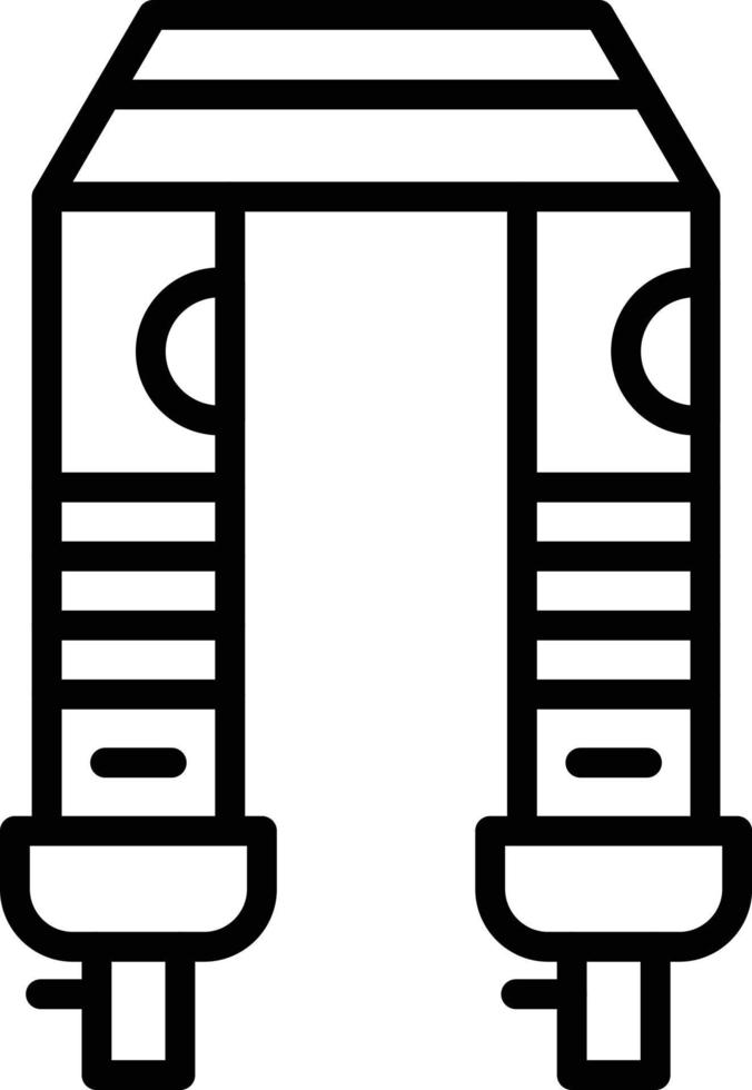 pictogram voor camerariemlijn vector