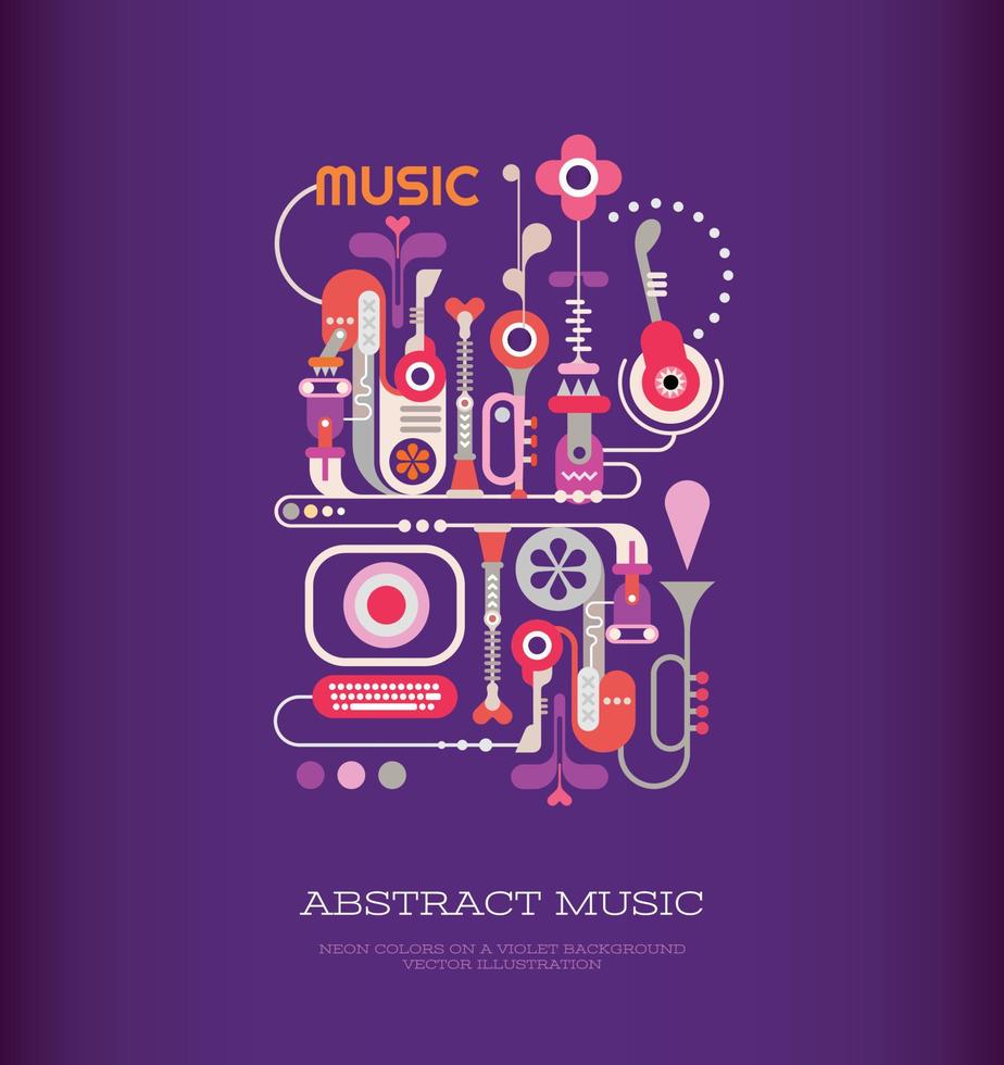 abstract muziek- vector