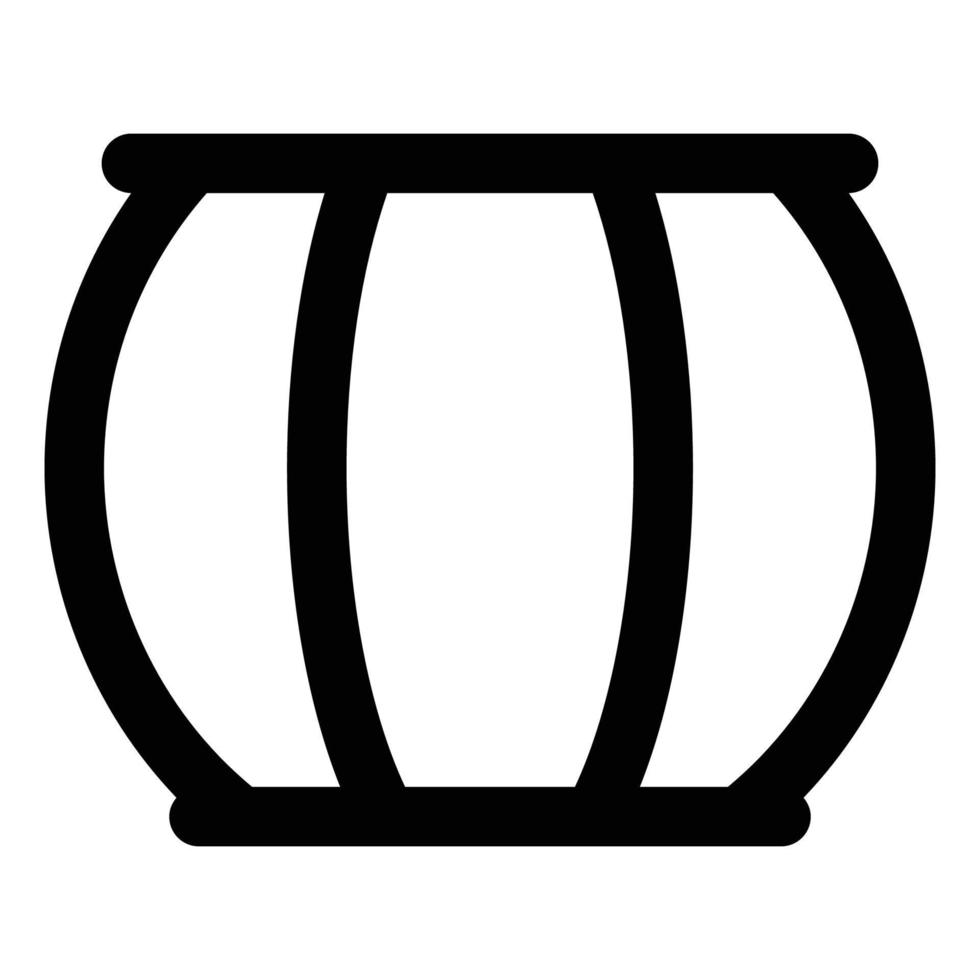 tabla, lijn stijl icoon diwali vector