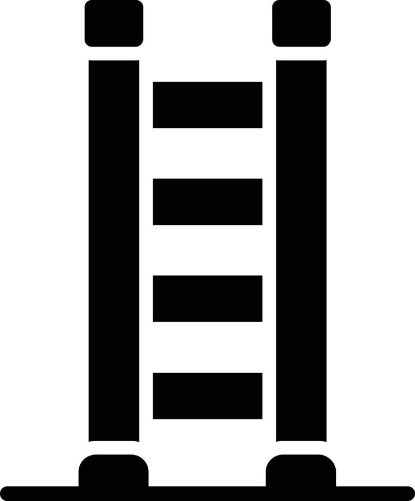 ladder glyph-pictogram vector