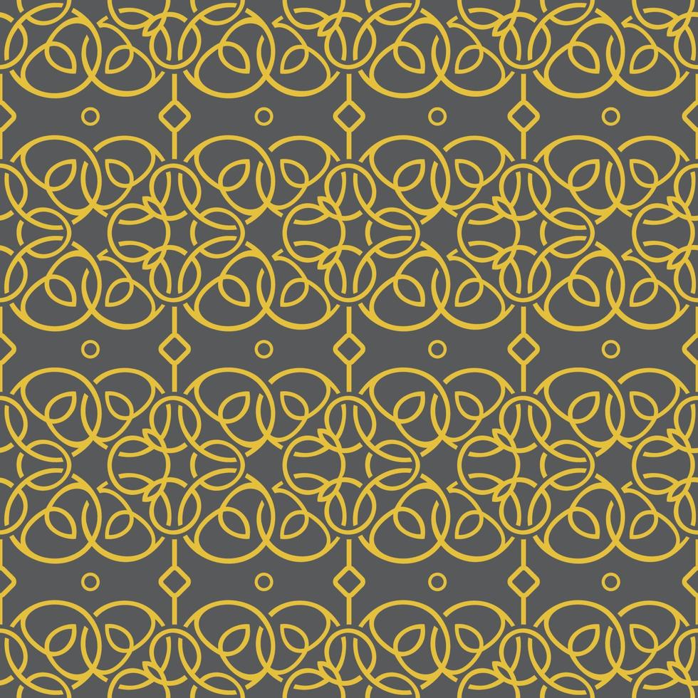 goud keltisch ornament naadloos patroon achtergrond vector