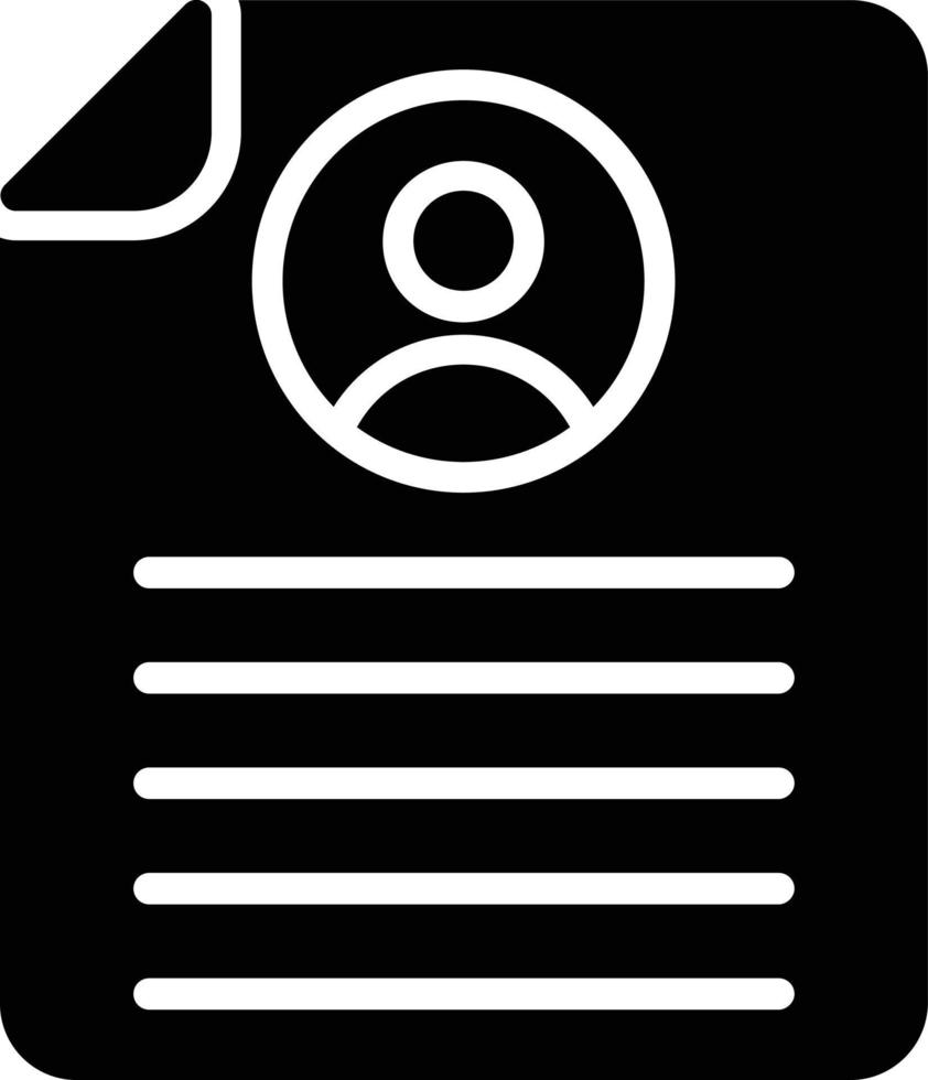 portfolio glyph-pictogram vector