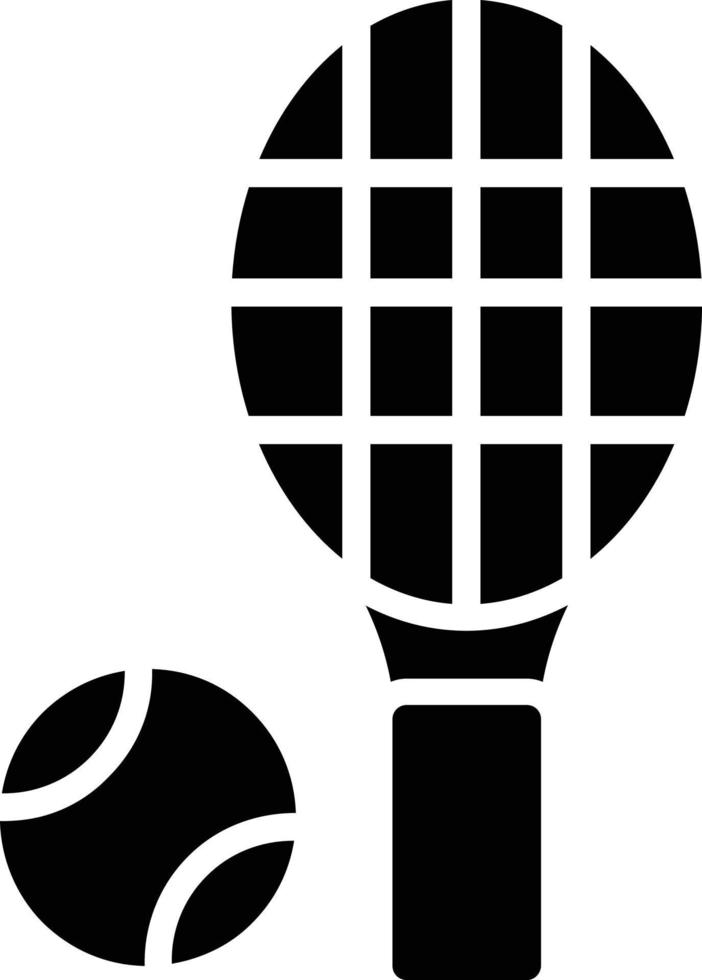 tennis glyph-pictogram vector