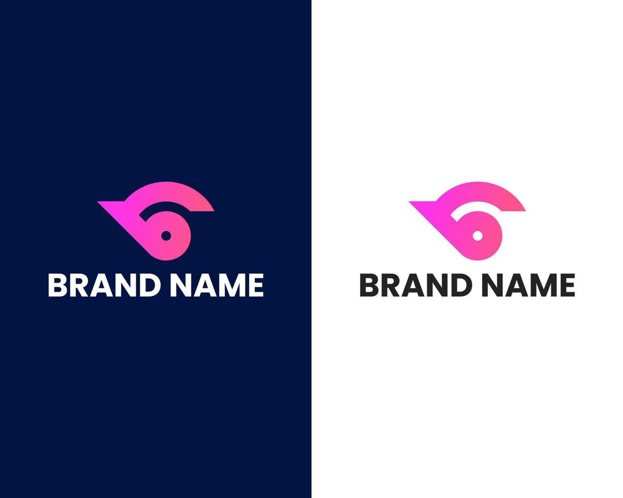 brief b en m Mark modern logo ontwerp sjabloon vector