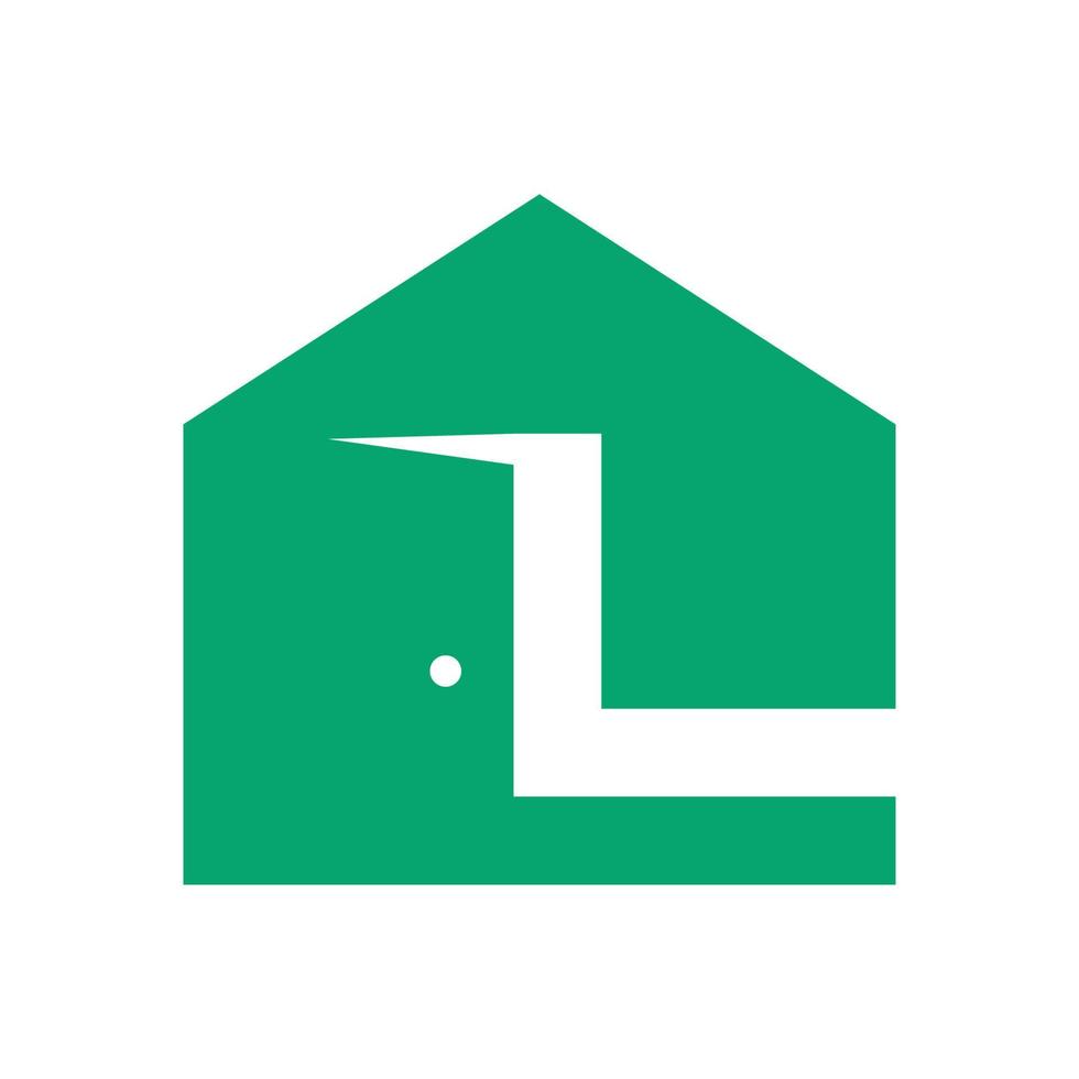 echt landgoed logo ontwerp groen kleur vector