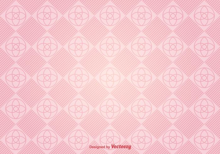 Vector Moderne Roze Achtergrond Met Geometrische Cijfers
