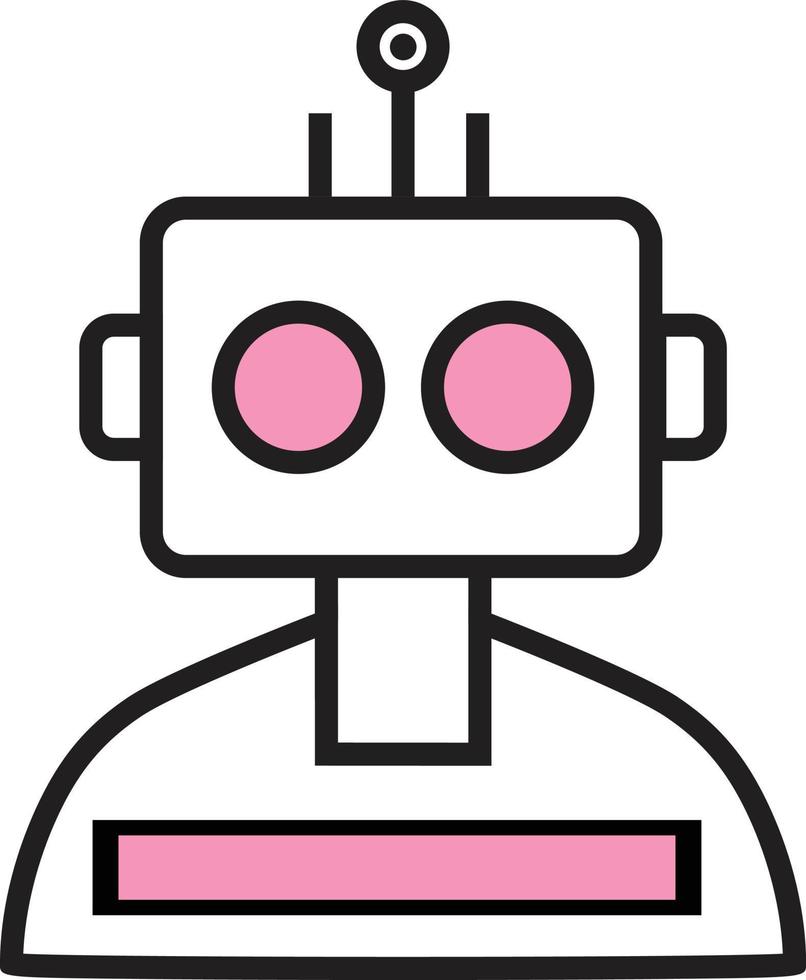 robot kunstmatig intelligentie- vector