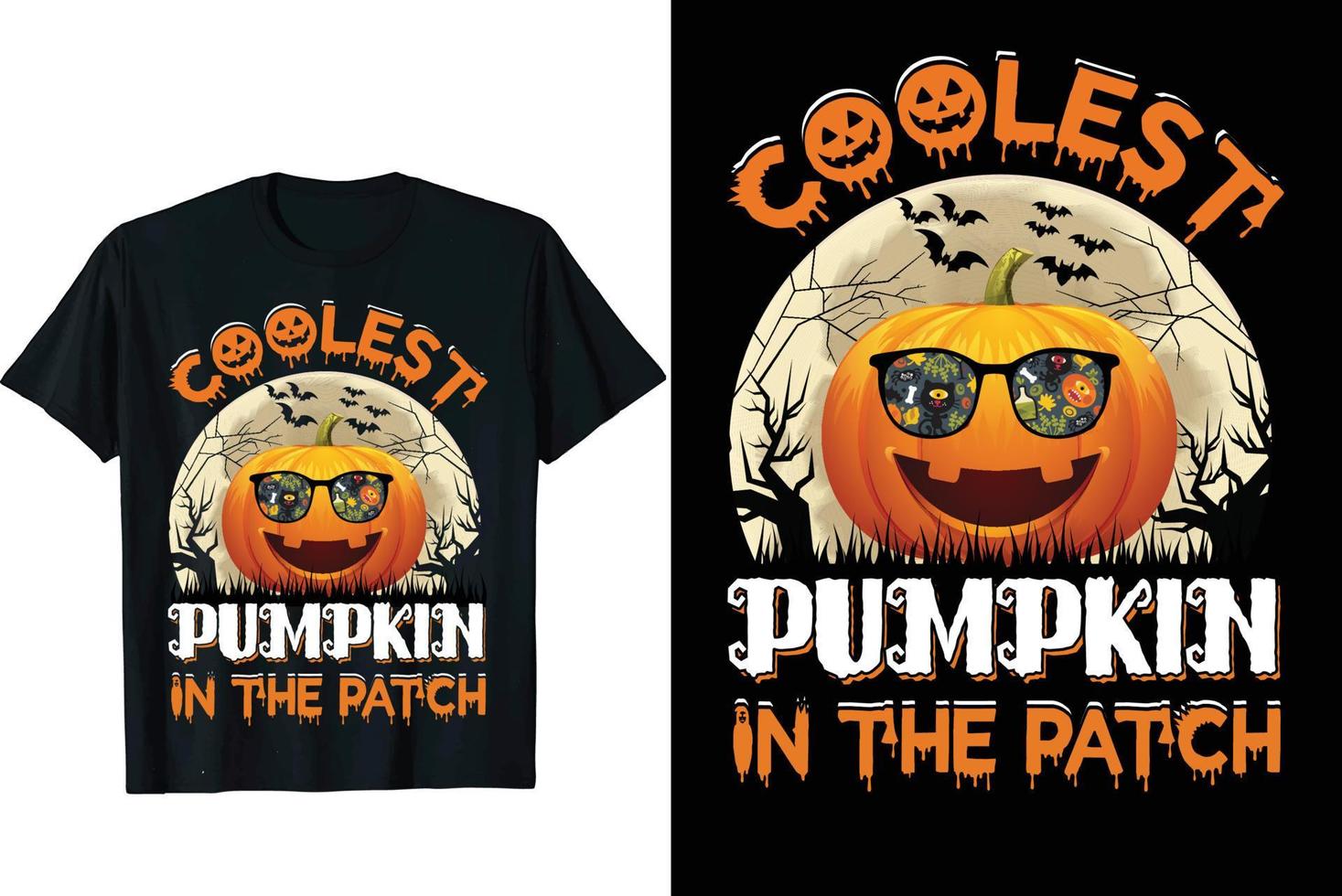 voor halloween t-shirt vector